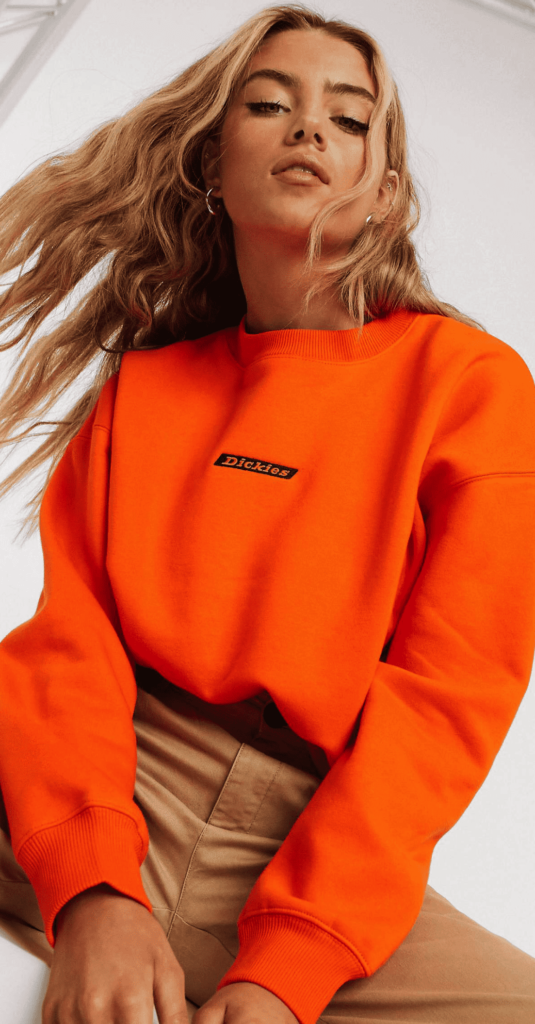 orange sweatshirt dickies